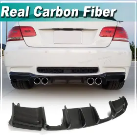 Adbme920550-1 Top-carbon-88 For Bmw 3 Series E92 E93 M3 2008-13 Real Rear Bumper Lip Diffuser Spoiler