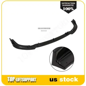 Top-liftsupport Tl11760604s For 06-11 Honda Civic 4door Front Bumper Lip Splitter Chin Spoiler Painted Black