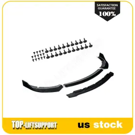 Tl117680s0412 Top-liftsupport Fits 2015 Dodge Charger Srt 4pcs Front Splitter Lips Glossy Black V2 Style