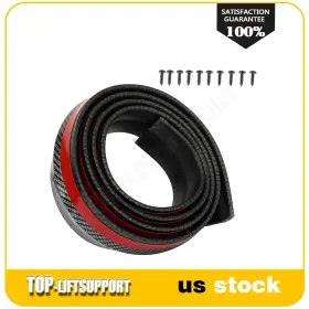 Tl16109101s Top-liftsupport Rubber Strip Protector For Car Auto Front Bumper Lip Spoiler Chin Skirt