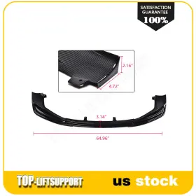 Tl161375s0412 Top-liftsupport Front Bumper Lip For 2014-2016 Lexus Is250 Is350 Glossy Black Polypropylene