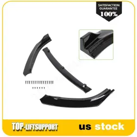 Tl161380s0412 Top-liftsupport For 2014-2018 Mazda 6 Gloss Black Front Bumper Body Kit Spoiler Lip 3pc