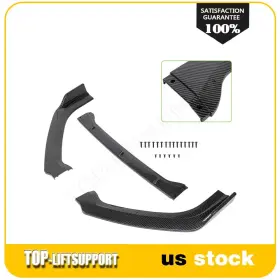 Tl161386s0412 Top-liftsupport 3pcs For Nissan Altima 2019-2020 Carbon Fiber Look Front Bumper Lip Body Kit