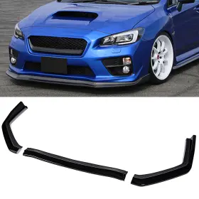 Tl16697721s Top-liftsupport Fits 2015-2019 Subaru Impreza Wrx Sti Front Lip Cs Style Black Pp