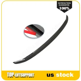 Top16882101h Top-liftsupport Spoiler Trunk Wing Fits 2021-2022 Hyundai Elantra Glossy Carbon Fiber Rear Side