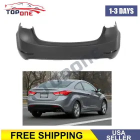 Jhbut10083 Topone New Bumper Cover Fascia Rear For 2014-2016 Hyundai Elantra 866113x700