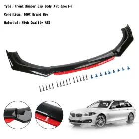 C207-a035-a Topteng 4pcs Car Front Bumper Lip Body Kit Splitter Spoiler Diffuser Protector Fn T7