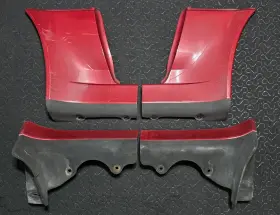 76902-14012 Toyota 1992 Mk3 Supra Side Pats Mud Flaps Oem Genuine Factory Parts Set Of 4 Complete