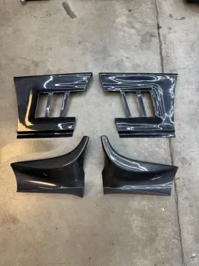 Rdto-013 Toyota 93-02 Supra Mk4 Jza80 Ridox Cf Front Fender Panel And Rear Bumper Canards