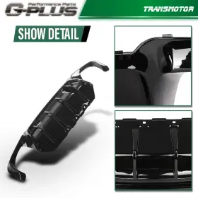 Ab0051411 Transmotor2013 Rear Bumper Diffuser Gloss Black Fit For 11-16 Bmw 5 Series F10 M5 M Sport
