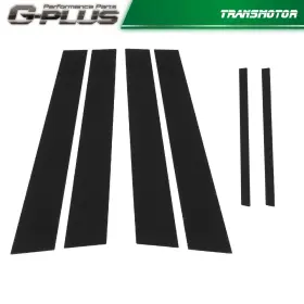 Trans0409-69 Transmotor2013 Fit For 11-21 Dodge Charger Door Cover Panel Trim Black Pillar Posts 6pcs