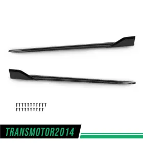 Tra231458 Transmotor2014 2pcs Side Skirts Extension Panel Fit For 19-2025 Bmw G05 X5 M Sport Gloss Black