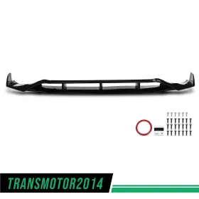 Tra234797 Transmotor2014 Fit For 19-23 Bmw X5 G05 M Sport Gt Style Front Bumper Lip Splitter Glossy Black