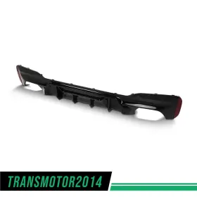Tra234811 Transmotor2014 Rear Bumper Diffuser Fit For 2017-2023 Bmw G30 5 Series M Style Gloss Black New