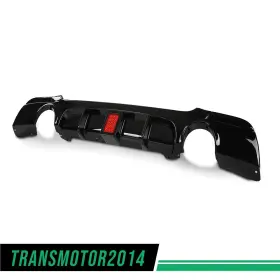 Transmotor2014 Tra251328 Fit For 2007-2013 Bmw 3 Series E92 M Sport Rear Bumper Diffuser Lip Gloss Black