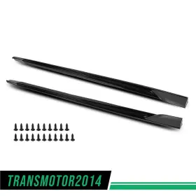 Tra289245 Transmotor2014 Rocker Panel Fit For 20-25 Bmw G06 X6 M Sport Side Skirts Ikon Style Gloss Black