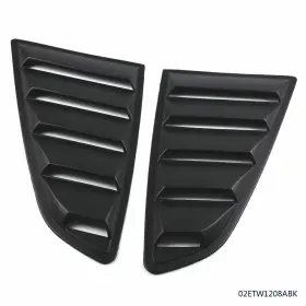 Tra4626 Transmotor2014 Fit For 2015-2018 Ford Mustang Gt V6 Black Quarter 1/4 Window Louver Scoop Cover