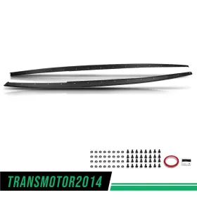 Tra632561 Transmotor2014 Fit For 2012-2018 Bmw F30 F31 3 Series M Sport Side Skirt Extension Splitter New