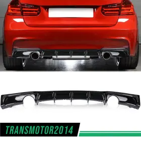 Tra802782 Transmotor2014 Bumper Lip Diffuser Rear Lower Fit For 2012-2018 Bmw F30 3 Series M Sport Sedan