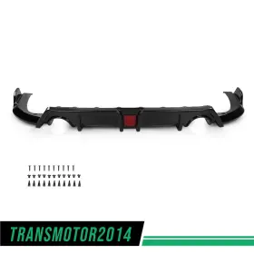 Transmotor2014 Tra823681 Fit For 2016-2021 Honda Civic Carbon Rear Lip Diffuser Body Kit Led Light New