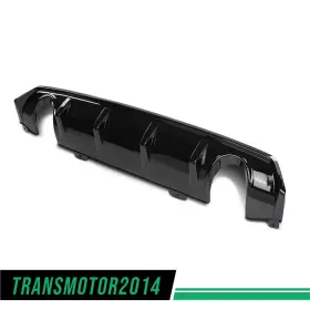 Tra984572 Transmotor2014 Rear Bumper Lip Diffuser Splitter Spoiler Fit For 2016-2021 Honda Civic Black