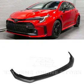 Flip-674-abs Tune4race Matte Black Gr Style Front Splitter Fits 23-24 Toyota Corolla Bumper Lip New