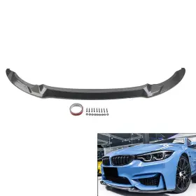 Twoagain 550752623335 Cs Style Front Lip Splitter For Bmw F80 M3 F82 F83 M4 2015-2020 Us Stock