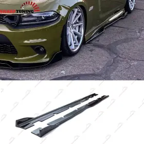 Ultratuning 635403571309 Carbon Flash For 2015-2023 Dodge Charger Widebody Side Skirts