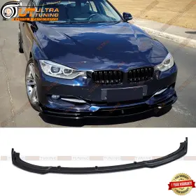 Ut-f30-fl-2-gb Ultratuning For 2013-2018 Bmw F30 320i 328i Base Gloss Black Front Bumper Lip Spoiler