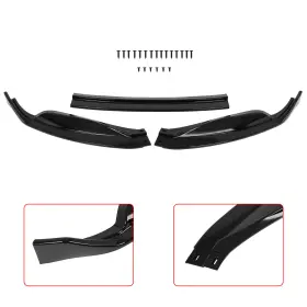 Usd119579pt Usdiyparts Front Bumper Lip Spoiler For 2013-2015 Lexus Gs-series Base Model Glossy Black