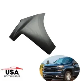 Ot001533a Usmotor Front Bumper End Cap Fits 2019-22 Chevy Silverado 1500 Left Side Extension Trim