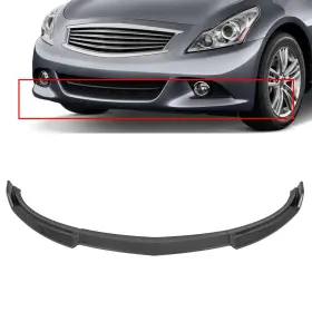 Vp11958301s Vap-autoparts Front Bumper Lip Spoiler Fits 2007-2009 Infiniti G35 G37 Sedan Carbon Look