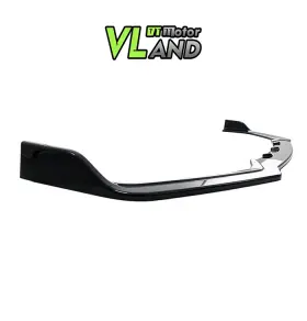 Vland Xapt000004568 Fits Infiniti Q50 Sport 18-24 Gloss Black Pp 3pc Front Bumper Lip Chin Splitter
