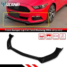 Yhs-15mst-9141 Vland For 2015-2017 Mustang Mk6 Performance Front Bumper Lip Spoiler Aerodynamic Kit