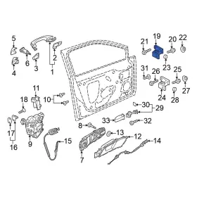 8k0831402d Volkswagen Oe For Jetta 11-18 Front Right Lower Door Hinge