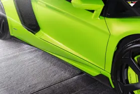 Vors0703lov Vorsteiner Aventador-v Aero Side Blade Carbon Fiber Set Lamborghini Aventador V