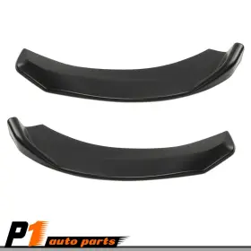 Zp-02esw0002abk Vr Auto Parts Pair Universal Winglet Type-2 Front Bumper Lip Spoiler Splitter Diffuser New