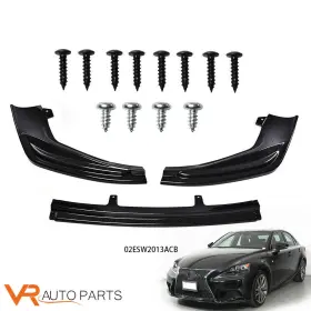 Zp-02esw2013acb Vr Auto Parts Fit For 14-16 Lexus Is250/350 F-sport Front Bumper Lip Splitter Spoiler Protecto