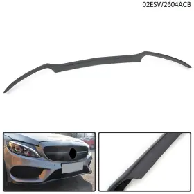 Zp-02esw2604acb Vr Auto Parts 67.51 Inch Front Bumper Lip Spoiler Body Kit Fit For 15-17 Benz C Class W205 Amg