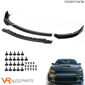 Zp-02esw3714cbk Vr Auto Parts Bumper Lip Spoiler Splitter Body Kit Fit For 2015-2020 Dodge Charger Srt Sedan