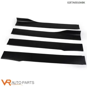 Zp-02eta0010abk Vr Auto Parts Fit For Most Car Us Universal Side Skirt Extension Rocker Panel Splitter Lip