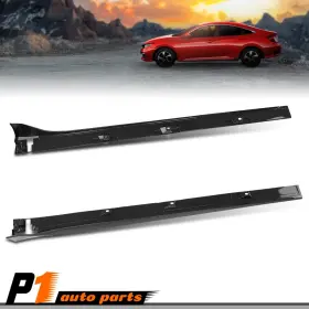 Zp092405 Vr Auto Parts Side Skirt Extension Carbon Look Fit For 16-21 Honda Civic Sedan Type-r Style