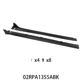 Zp2025090503 Vr Auto Parts Fits 2016-2021 Honda Civic Lx Ex Si 4dr Sedan Type-r Style Side Extension Skirt
