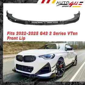 Wb29-lip-vten Vten Front Splitter Spoiler Lower Bumper Lip For 2022-25 Bmw G42 2 Series 230i M240i