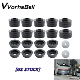 Bus011-bk-3d Vvorhsbell For 1999-2018 Ford F250 F350 Super Duty 2wd/4wd Body Mount Bushing Kit Black Us