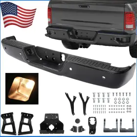 55112621ab Wenqi For Dodge Ram 2009-2018 1500 2010-2012 2500 Black Rear Bumper Assembly