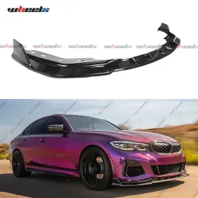 M340i Wheelx 19-22 330i/ 330e/ Carbon Front Bumper Lip Spoiler Splitters Pp For Bmw 3 Series G20 G21 2019-2022