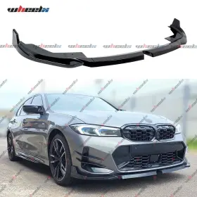 M340i Wheelx 2023-2025 330i/ 330e/ Gloss Black Front Bumper Lip For 2023-2026 Bmw G20 330i 330e M Sport