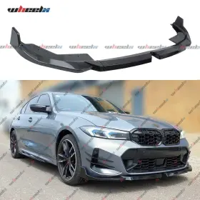 M340i Wheelx 2023-2026 330i/ 330e/ Carbon Fiber Mp Style Front Bumper Lip Kit For Bmw G20 Lci 330i