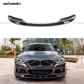 Wheelx F30 F31 3 2012-2018 Front Bumper Lip Splitter Gloss Black For Bmw Series M Sport